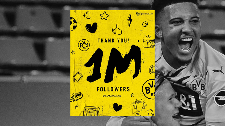 Dortmund 1 Million Followers