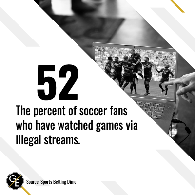 Soccer fans illegal streaming